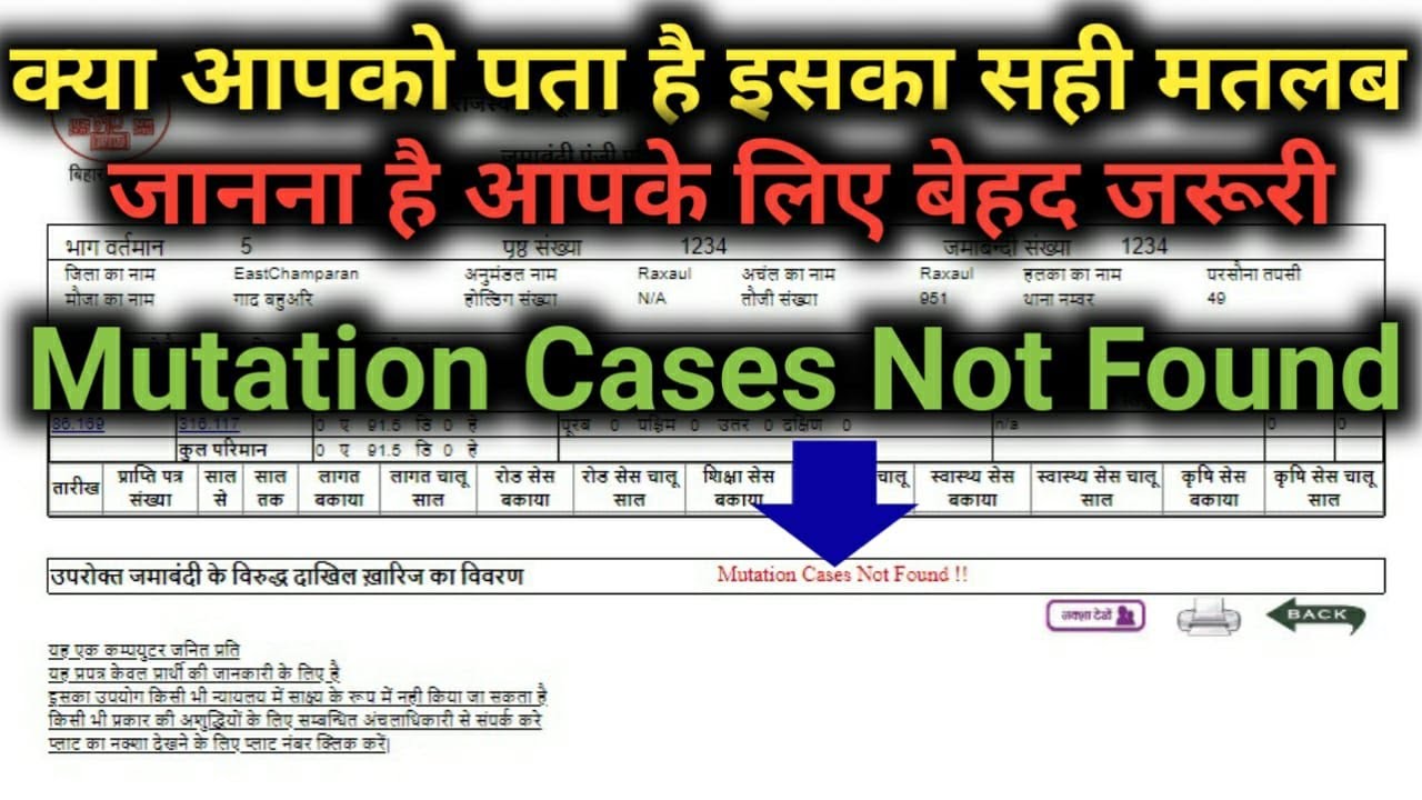 Mutation Cases Not Found | मूटेशन केसेस नोट फाउंड | क्या आप को पता है इसका सही मतलब