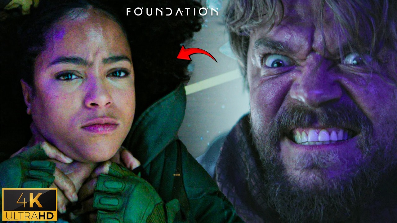 Foundation - Эпическая битва разумов Гаала против Мула, 3 сезон, сцена в 4k