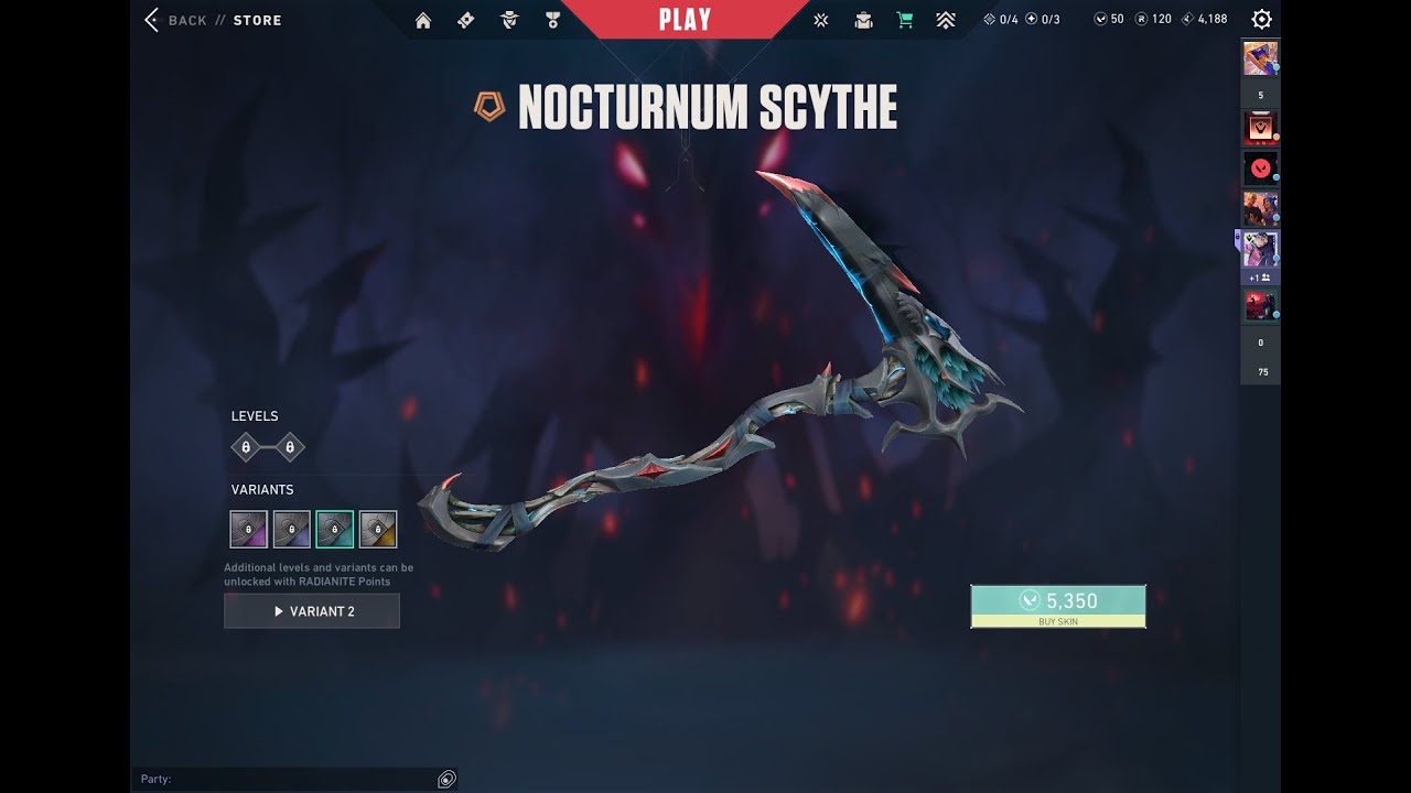 buying Nocturnum scythe