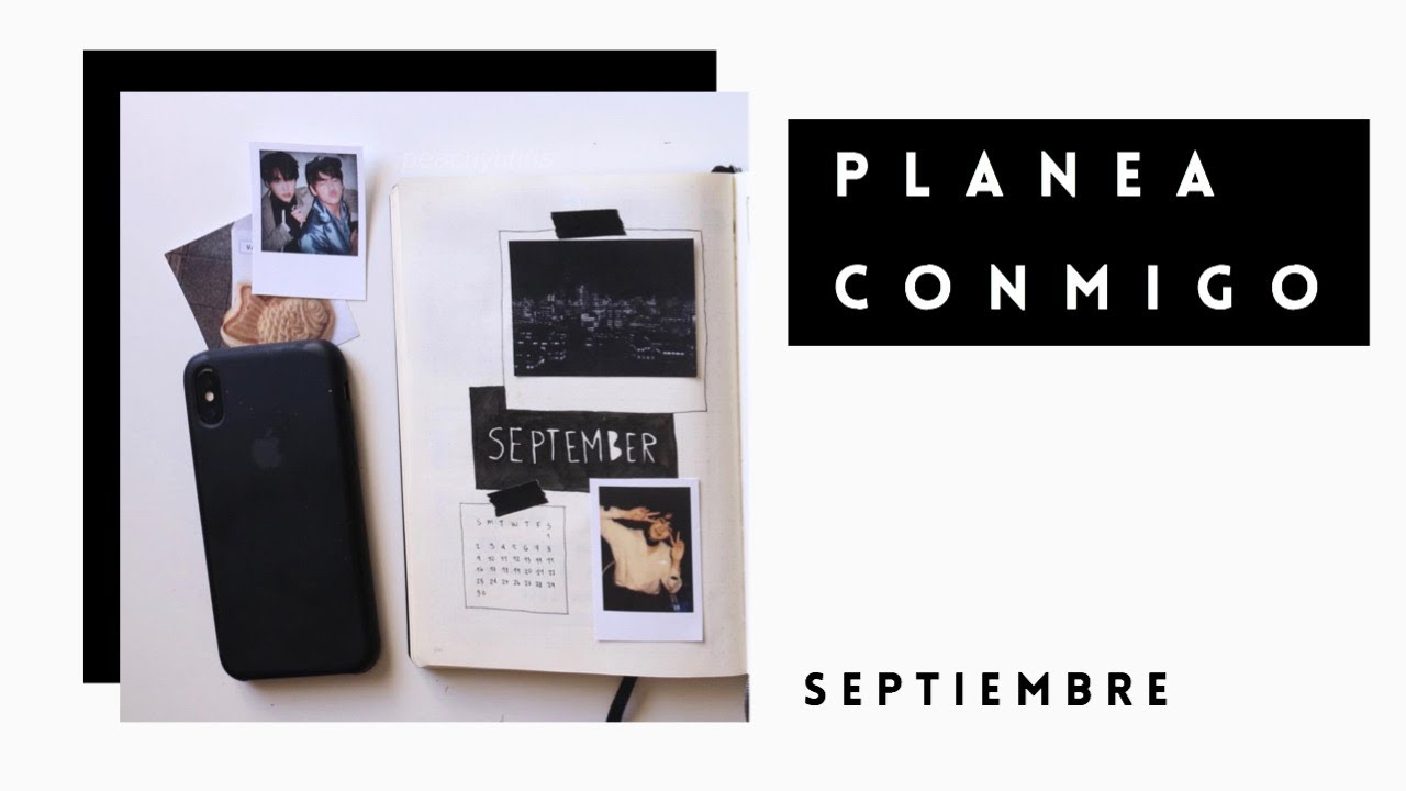 Planea conmigo / SEPTIEMBRE 2018 // Bullet Journal