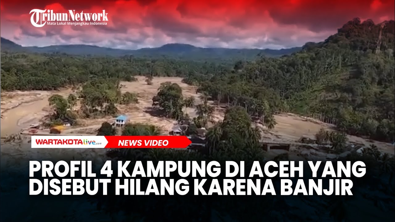 Profil 4 Kampung di Aceh yang Disebut Hilang Karena Banjir