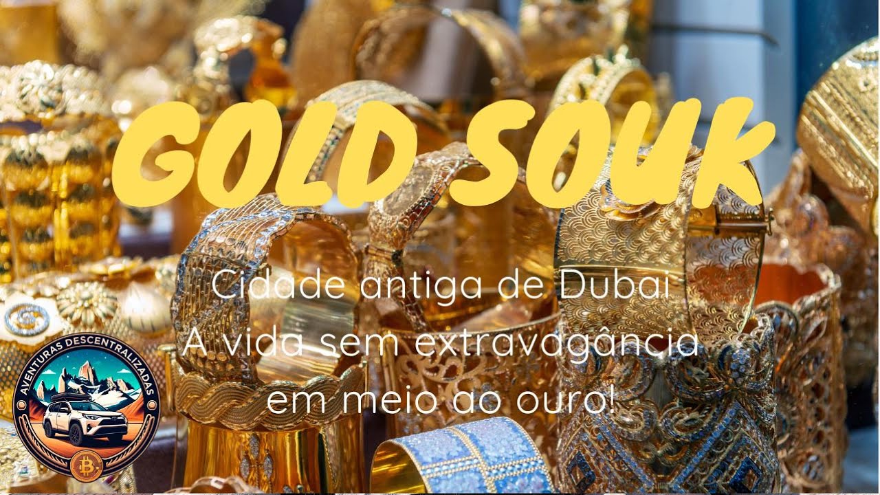 Do metrô até o ouro: minha jornada pelo mercado mais icônico de Dubai! 💰