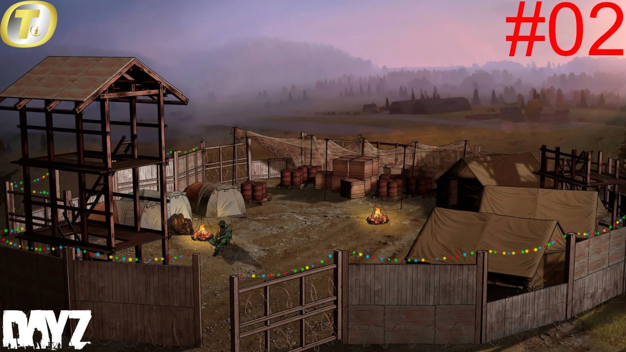 Début de base et première sortie tendue sur Sakhal | Dayz fr