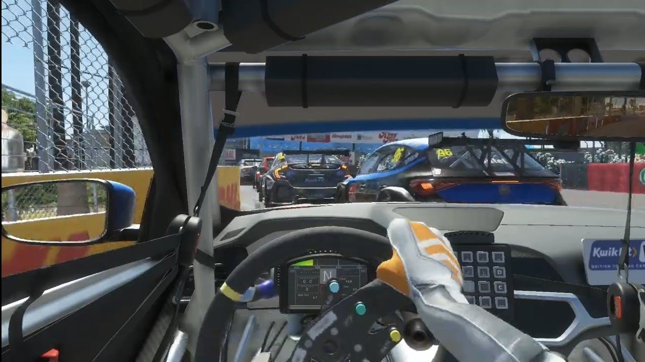 ［車の格闘戦］DLC BTCC+ロングビーチストリートサーキット rFactar2　ゴースト