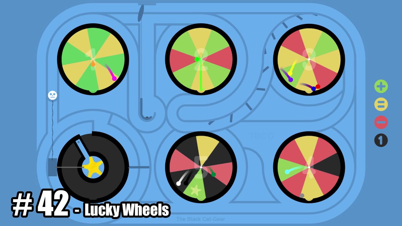Lucky Wheel - Algodoo Marble Race