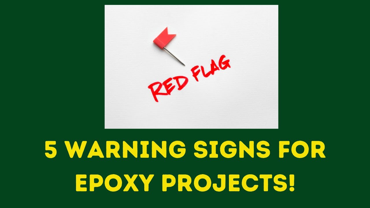 Red Flags in Epoxy Flooring Projects! - Look out for the 5 Warning Signs