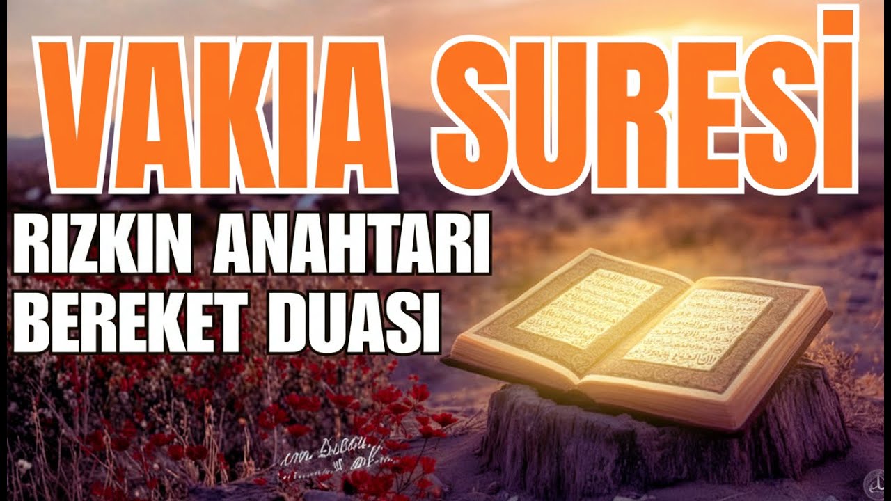 Çok Güçlü Rızık, Bereket Duası Vakıa Suresi - Kur'an-ı Kerim Rukye Ayetleri