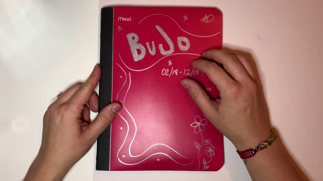 Composition Notebook Bullet Journal Flip Thru