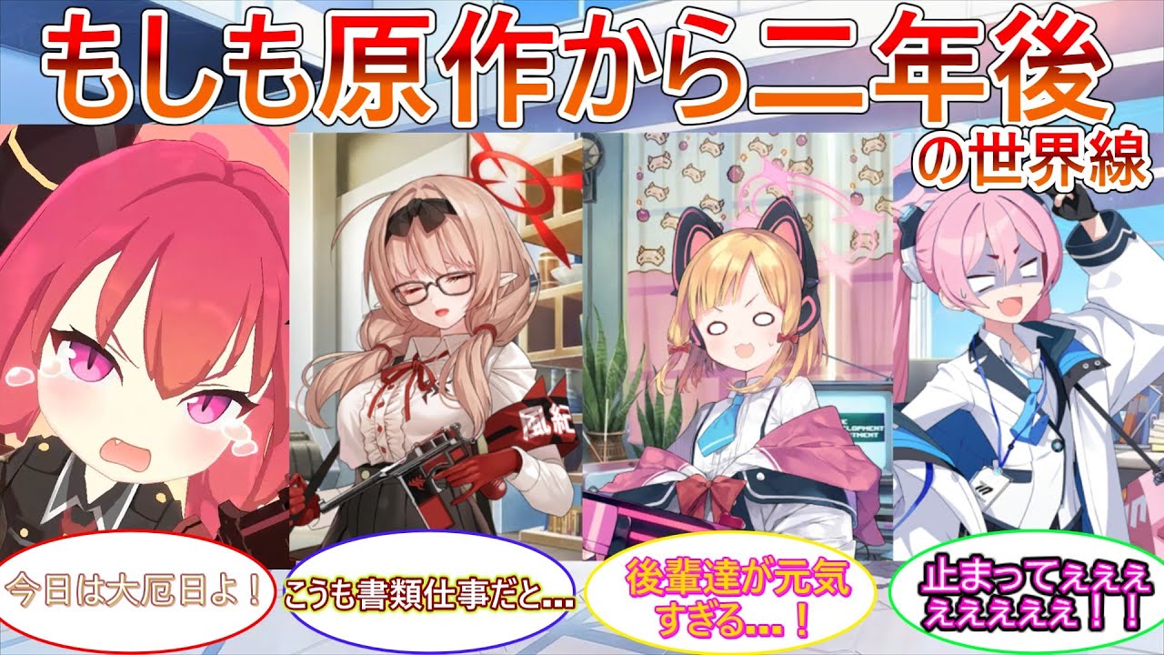 【ブルアカ】もしも原作から二年後なキヴォトスの世界線【SS】