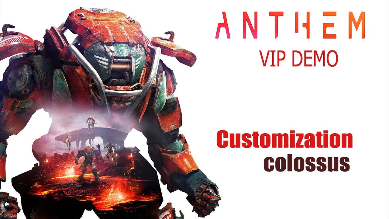 Anthem colossus customization
