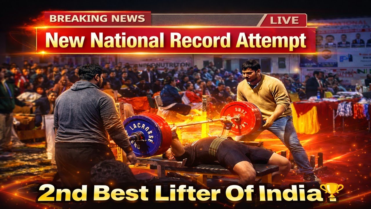 265 KG Equipped Bench Press 😱 | Nationals 2026 | National Record Attempt |
