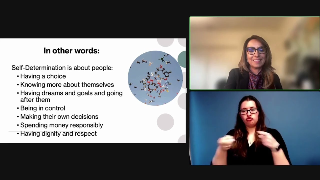 Mirela Bere: "Self Determination Program: Using Person Centered Planning"