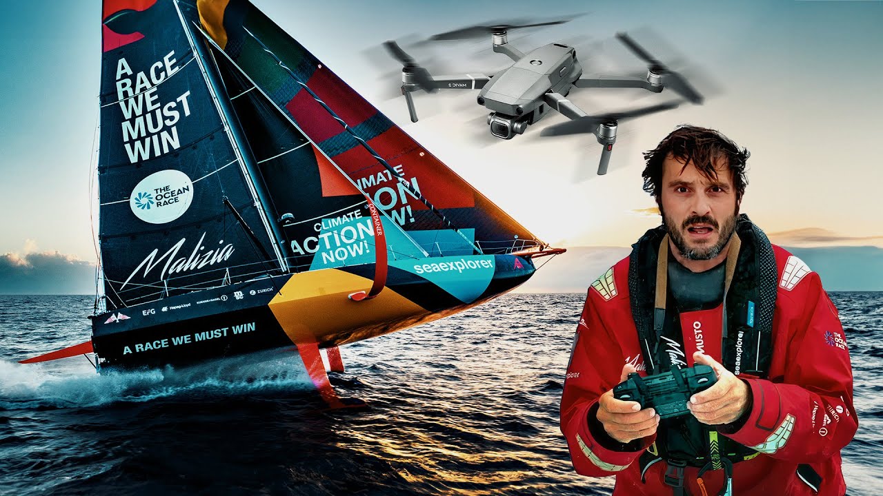 Most INCREDIBLE Drone Shots from The Ocean Race | 2024
