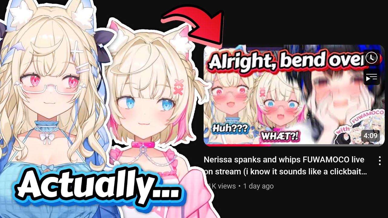 As it turns out, Nerissa is too nice to actually whip FUWAMOCO in that wild off collab