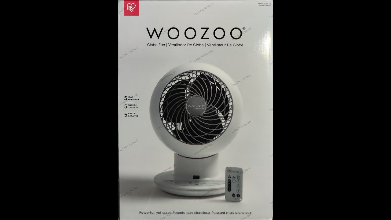 Woozoo ventilador de globo. serie pcf-sc15t