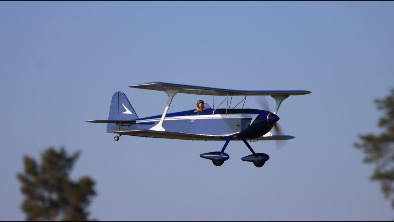 RC electric Biplane ELFE build 2005 8S