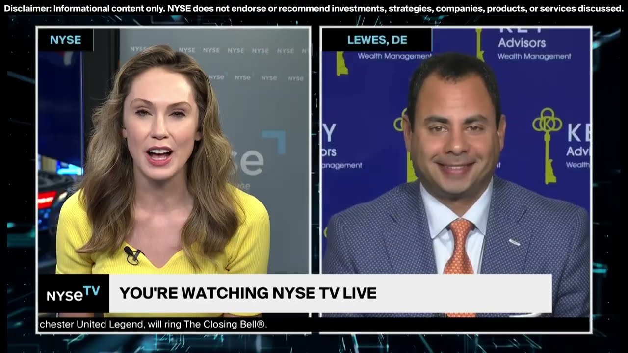 Eddie Ghabour, Co founder & CEO, Key Advisors Wealth Management Joins NYSE TV Live