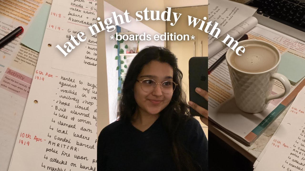 study with me : late night edition | cbse class 10