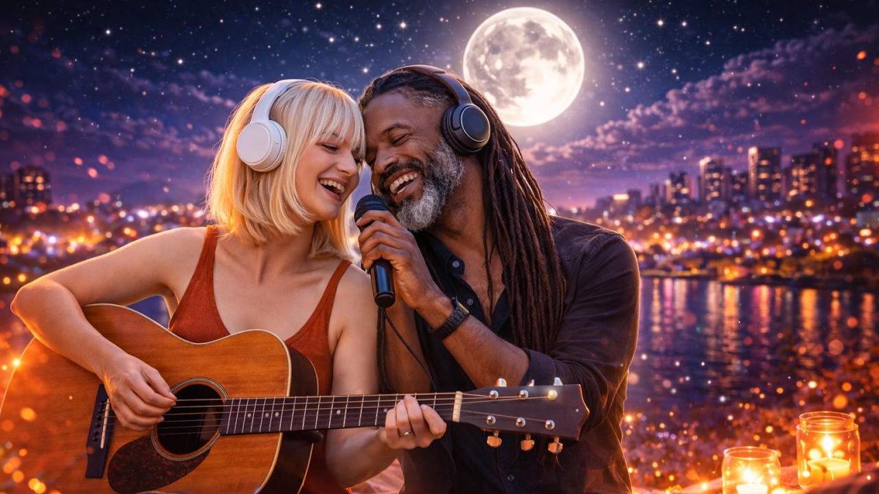 Sia ft. Damian Marley -Heart-Touching Couple Song | Guitar × Vocals × Moonlight Vibes 💛🔥