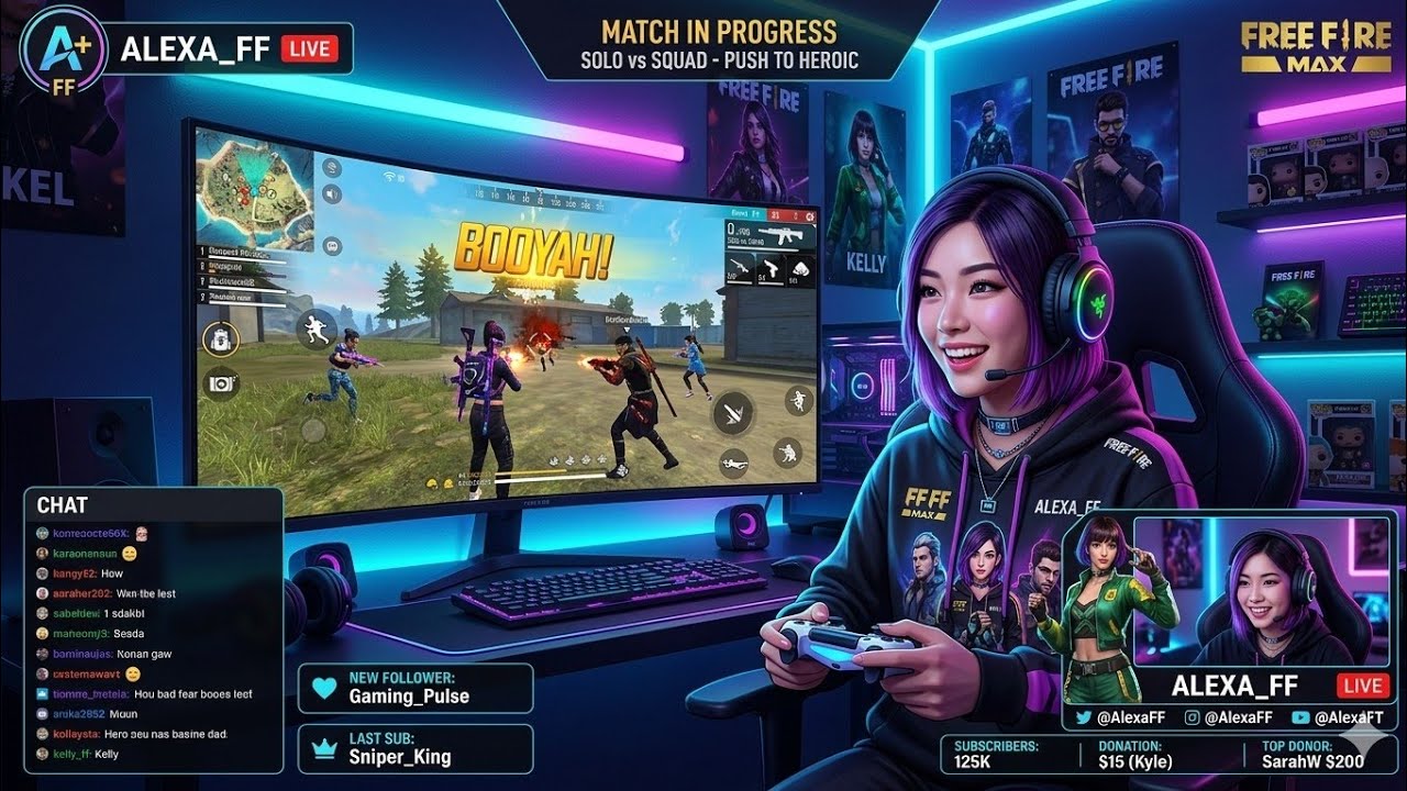 🔴 FREE FIRE MAX LIVE | SOLO vs SQUAD 🔥 Grandmaster Push with New Event! #freefiremax