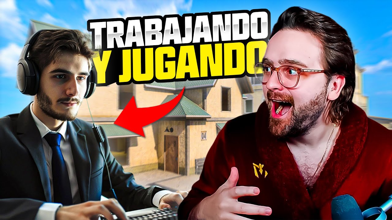 Mis SEGUIDORES juegan WARZONE mientras TRABAJAN