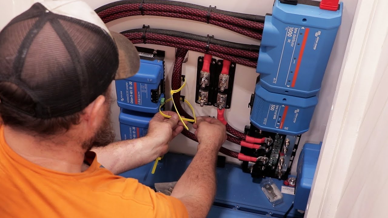 Installing a Victron electrical system in the historic sailing yacht Tally Ho