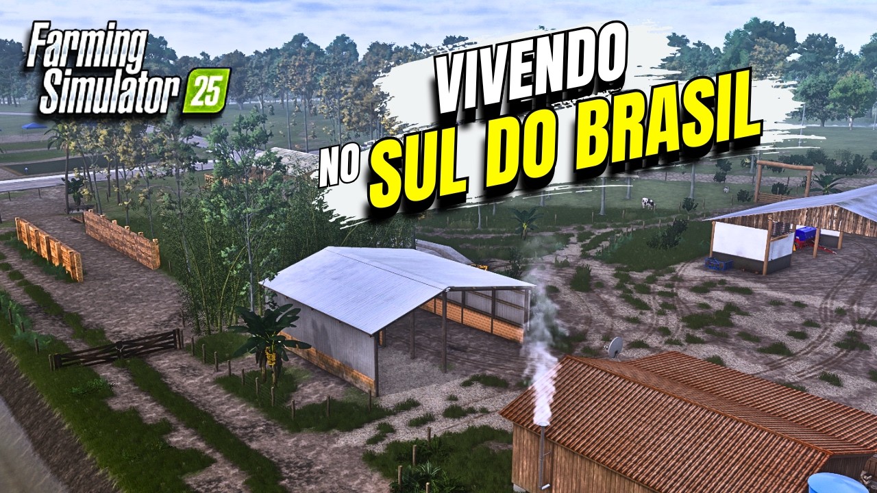 Meu Novo Sítio no Sul do Brasil e o Trator já ficou Atolado #ep01 l Farming Simulator 25