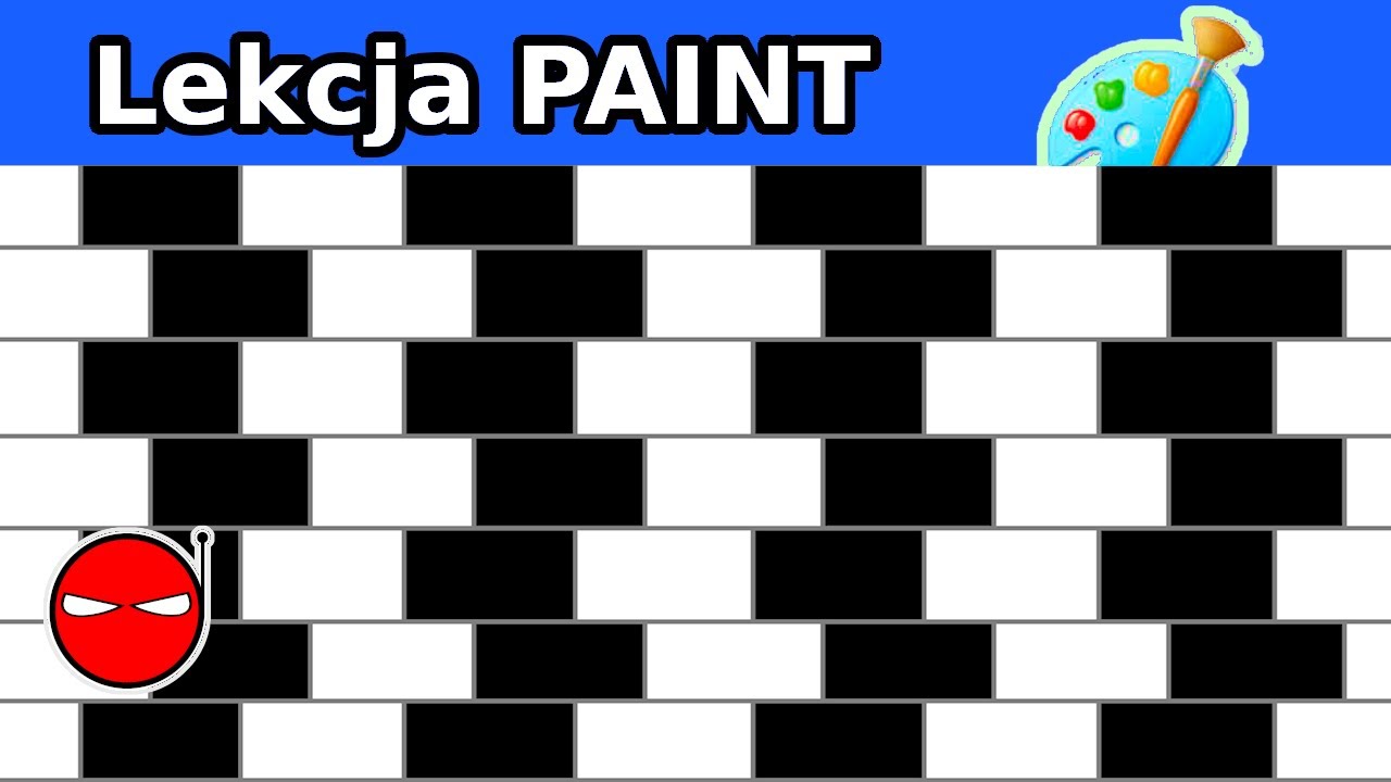 PAINT - Złudzenie optyczne, magia | Lekcja informatyki dla szkoły Podstawowej | Łukasz Jurek UCZY!