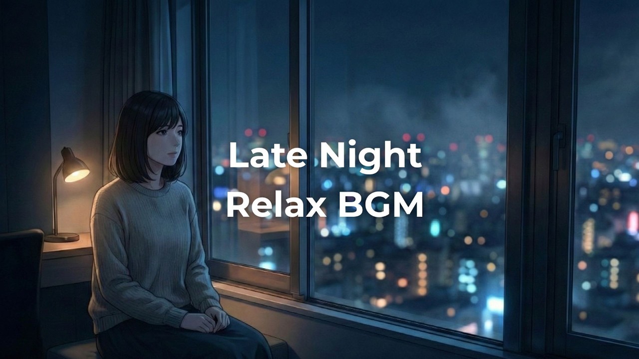 Late Night Relax BGM – Soft City Lights Focus