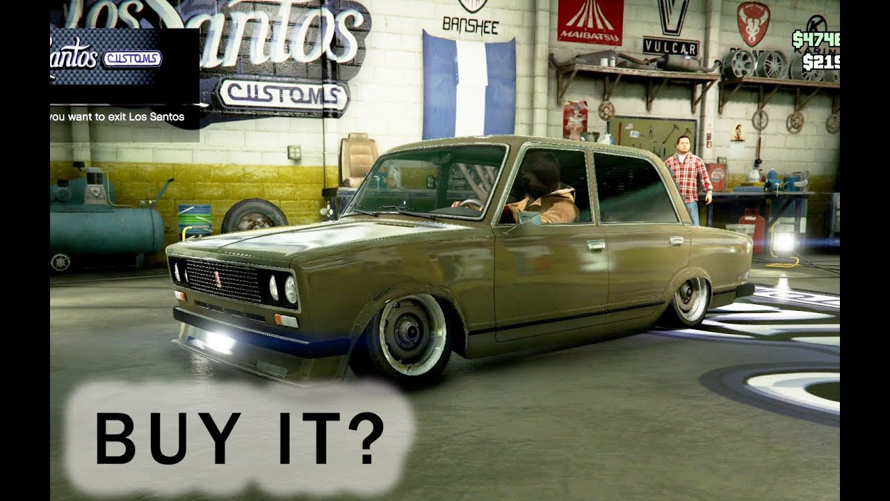 NEW CAR GTA 5 RUNE CHEBUREK ($145k) Full Customizations - LADA