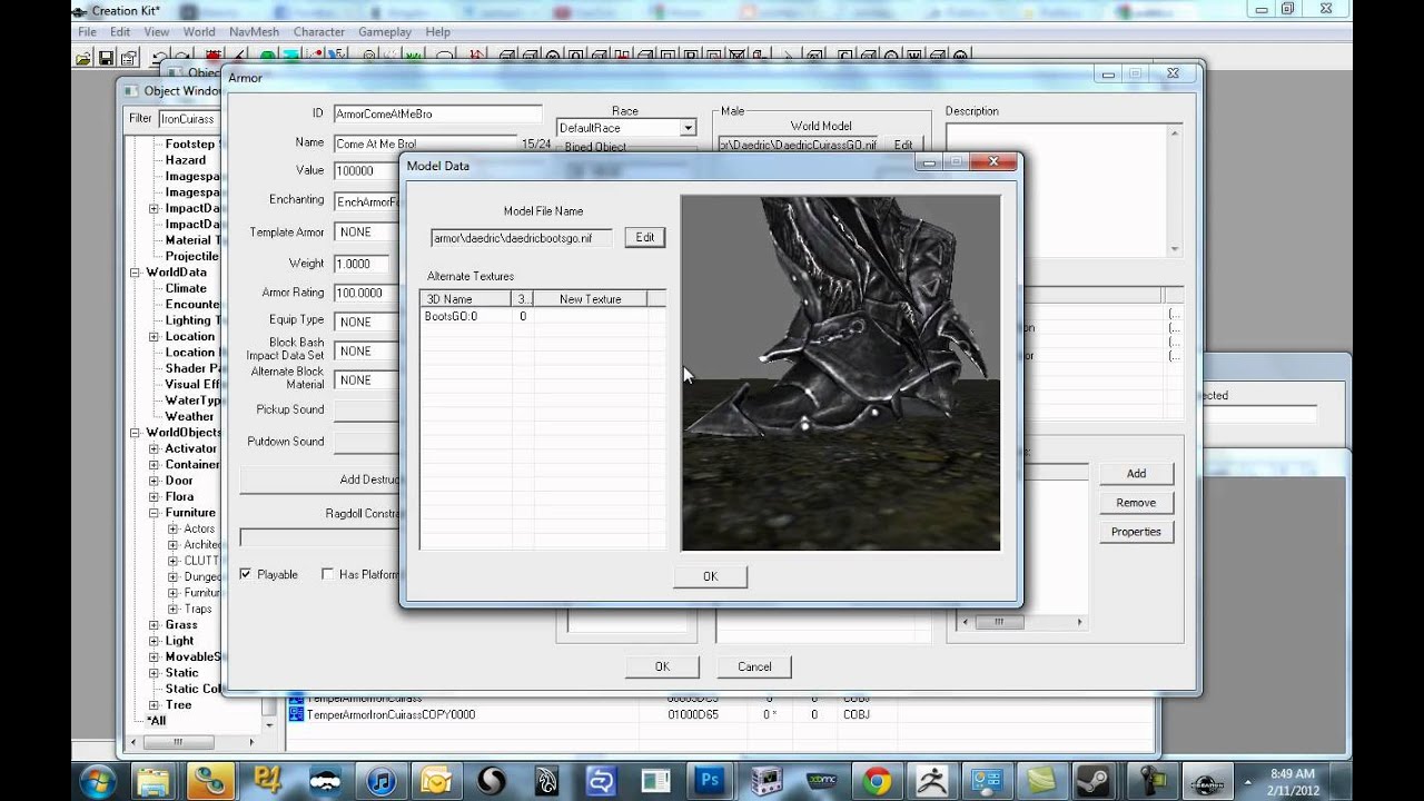How to Create Unique Armors in Skyrim!
