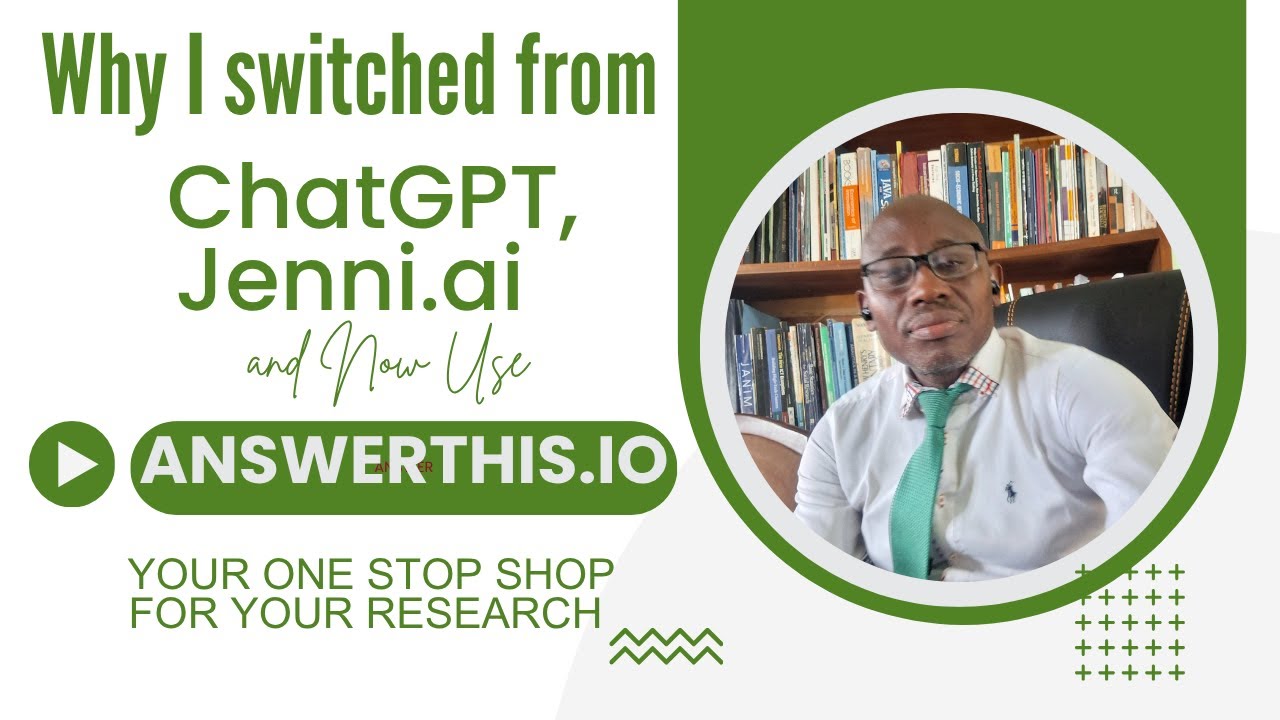 Why I Switched from ChatGPT & Jenni AI to Answerthis.io – The Ultimate AI Tool for Researchers!