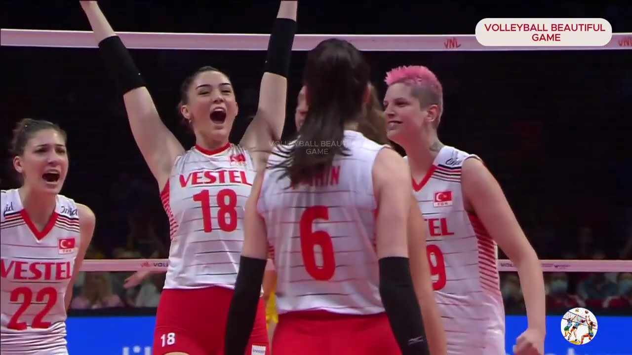 Zehra Gunes Turkey  volleyball player, match footage Zehra GÜNES VİDEO 2