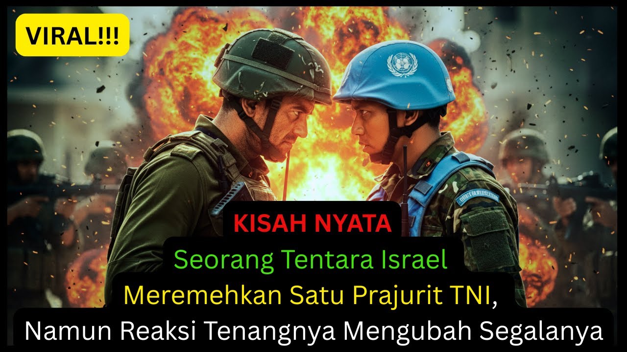 Seorang Tentara Israel Meremehkan Satu Prajurit TNI, Namun Reaksi Tenangnya Mengubah Segalanya