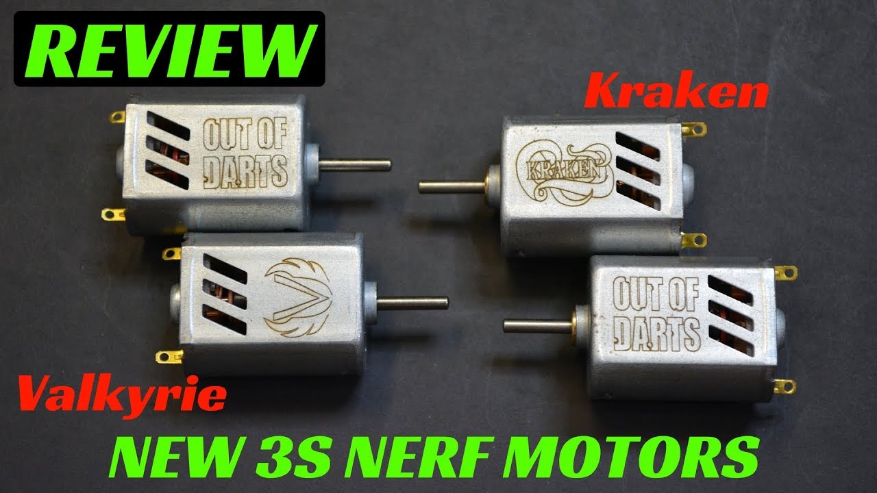 [REVIEW] Out of Darts VALKYRIE and KRAKEN 3S Nerf Motors