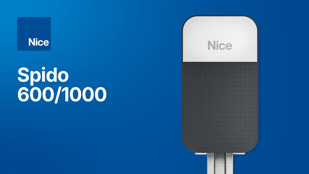 Comment programmer les moteurs Spido 600/1000