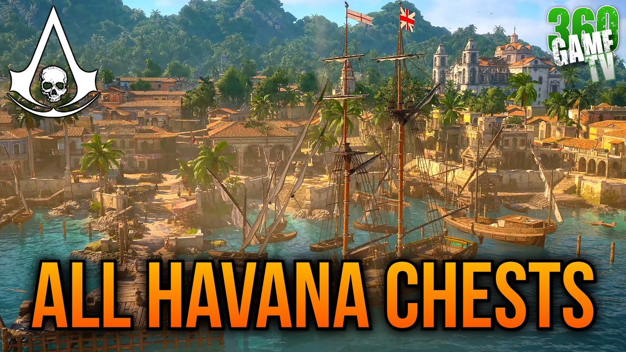 All Havana Chests Locations Guide - SECRET + Normal - Assassins Creed 4 Black Flag Resynced