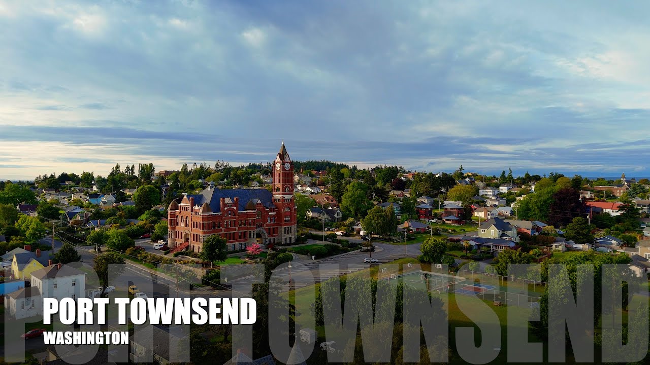 Port Townsend, Washington | Victorian Seaport & &ldquo;City of Dreams&rdquo; | 4K DJI Mini 4 Aerial Tour