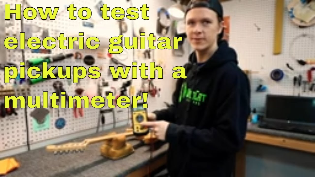 How to test electric guitar pickups