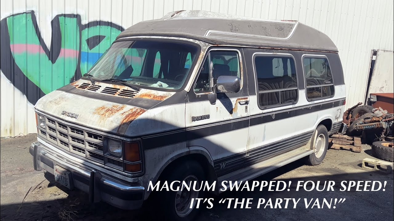 Vans Are Back! Reviving Our Magnum 360, Four Speed Swapped 1991 Dodge / Winnebago “Party Van”