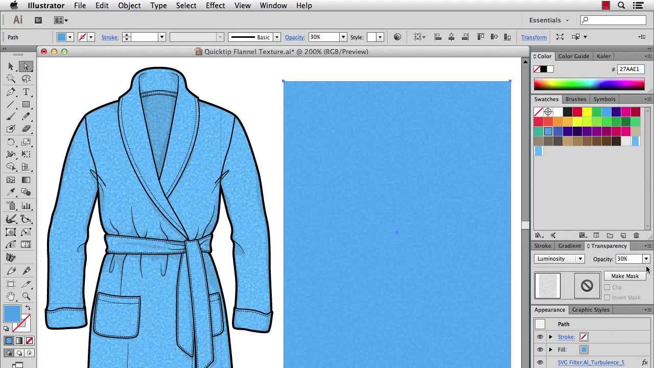Illustrator Flannel Textures