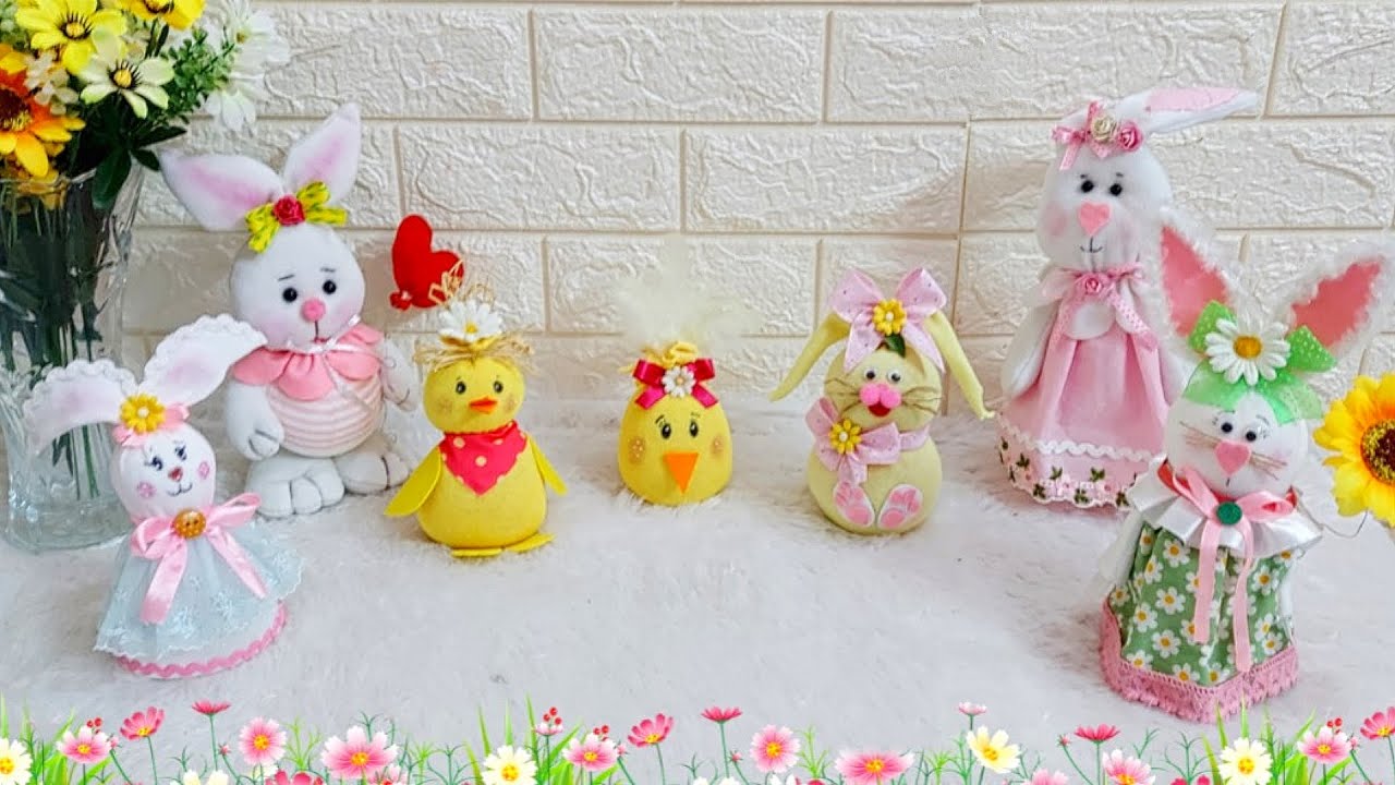 7 New Easter bunny craft idea made with simple materials |DIY Low budget Easter craft idea 🐰60
