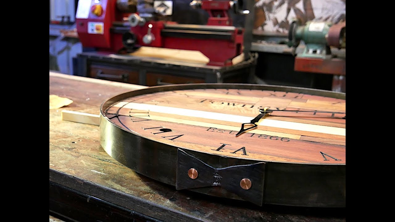 Huge Rustic Industrial Clock - Forme Industrious