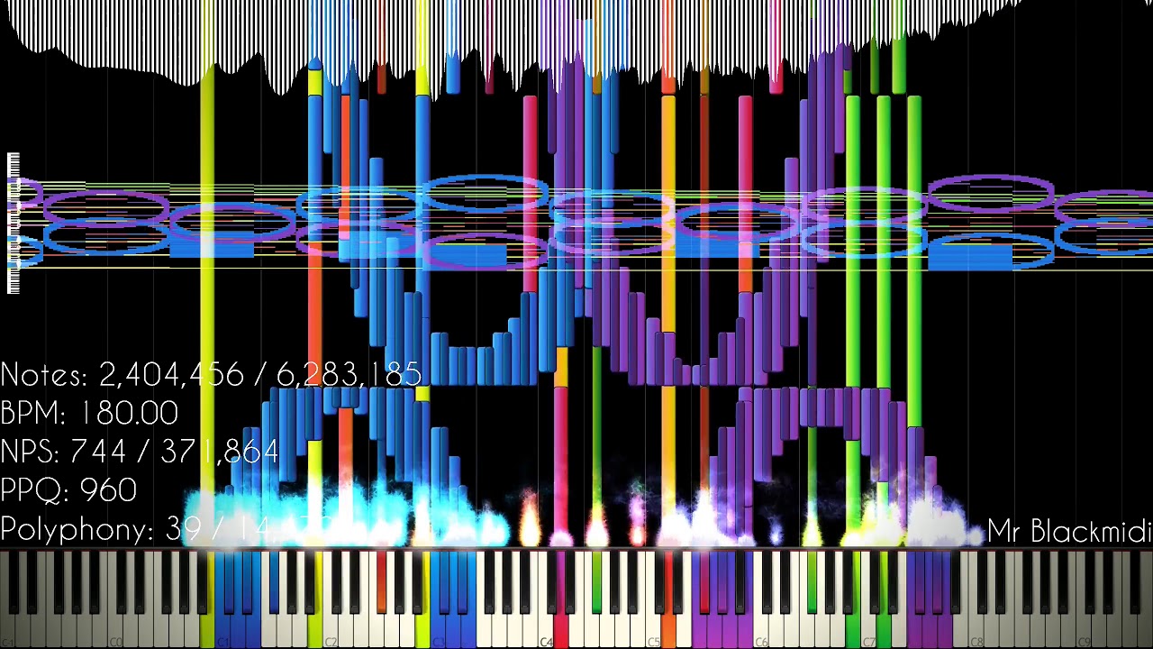 [Black MIDI] [Tau day] Tau the Song