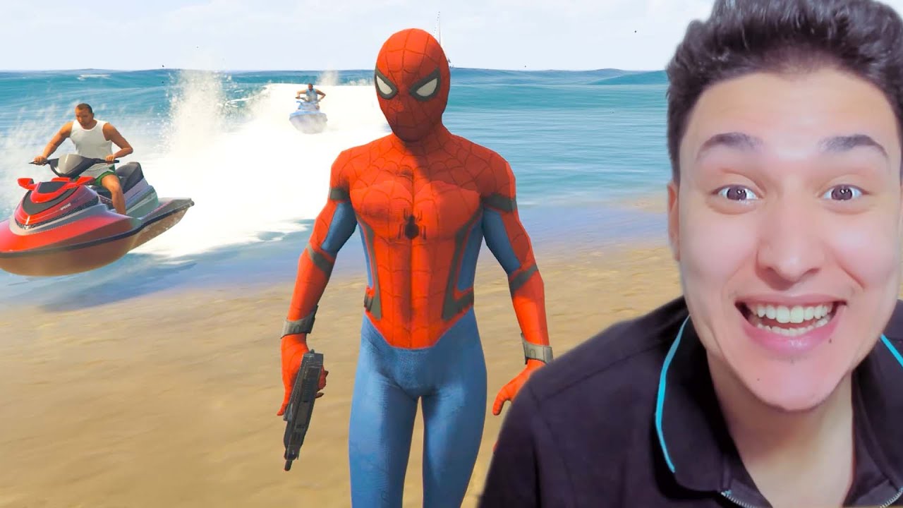 سبايدر يهرب من إعصار البحر 😱