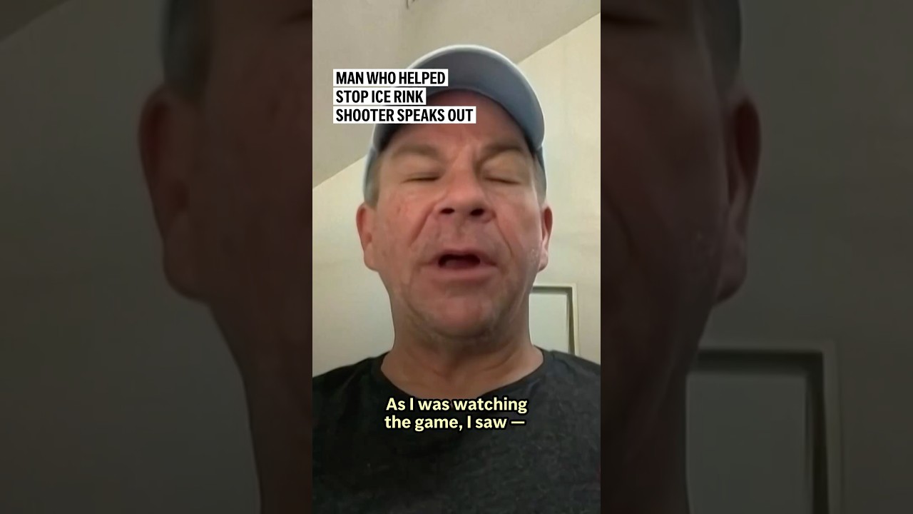 Man who helped stop ice rink shooter speaks out