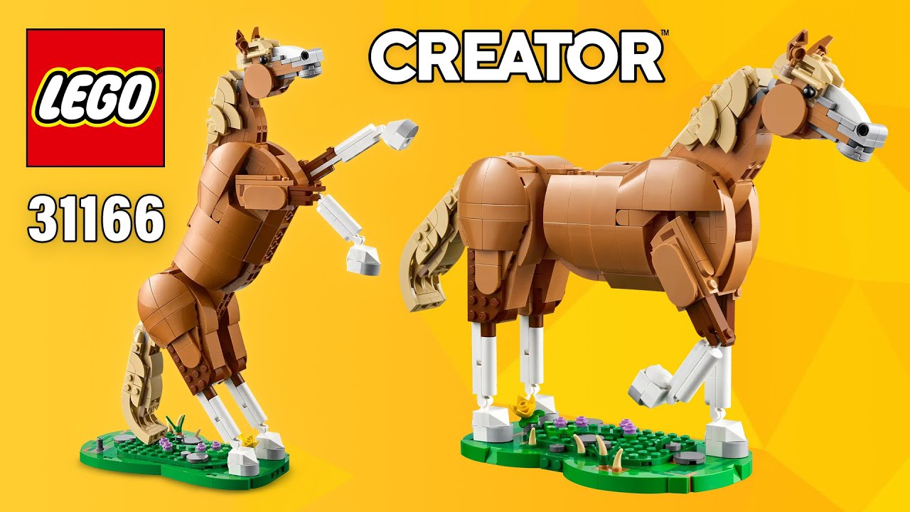 LEGO Creator Beautiful Horse (31166)[685 pcs] Step-by-Step Building Instructions @Top Brick Builder