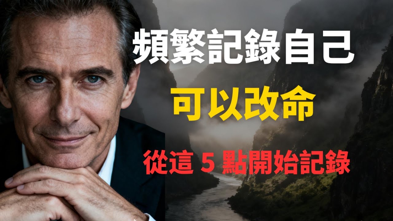 頻繁記錄自己真的可以改命，從這 5 點開始記錄