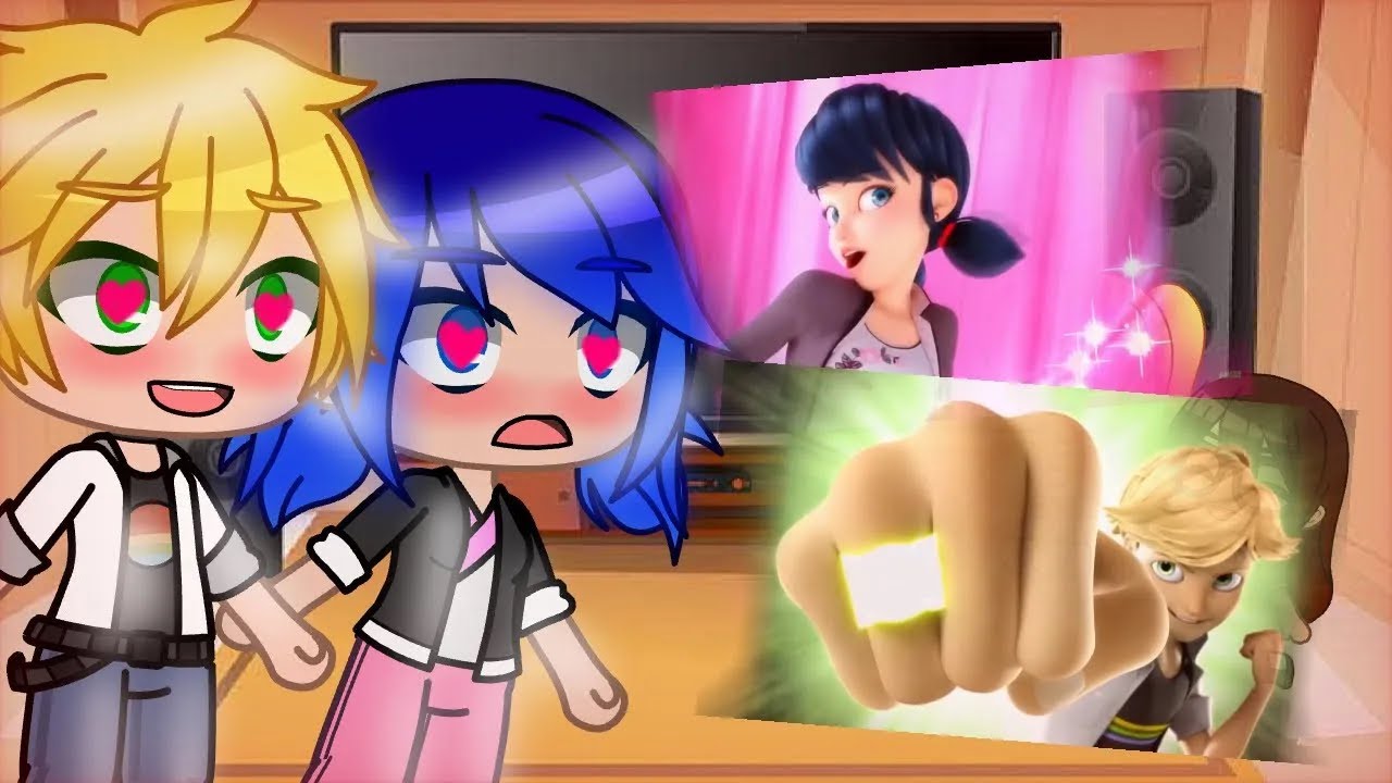 Miraculous Ladybug react to transformations and AMV's