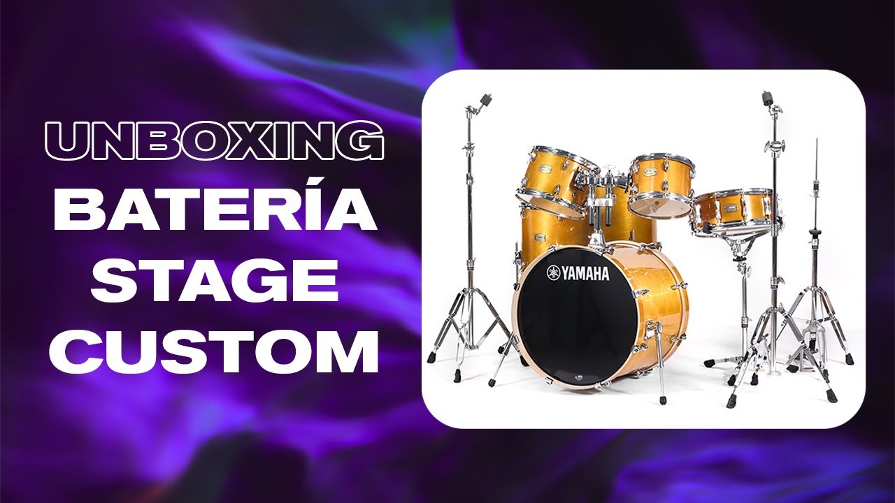 Yamaha Stage Custom - Unboxing y Emsamble | Gama Music